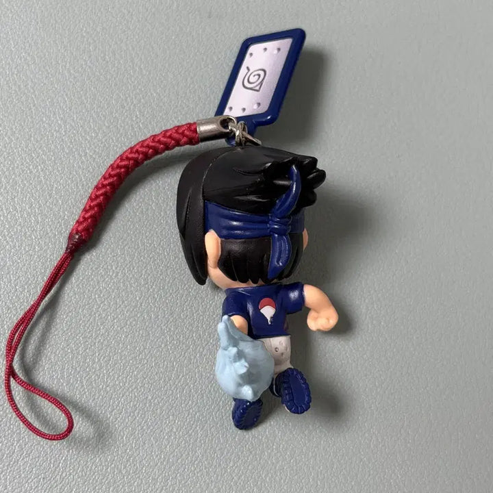 [BUNJANG] Naruto Uchiha Sasuke Sharingan Classic Figure Keychain / 나루토 우치하 사스케 사륜안 고전 피규어 키링