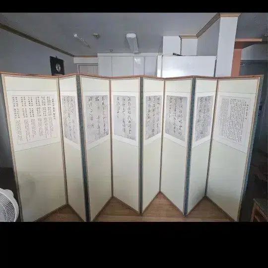 [BUNJANG] 150cm 10-Panel Shin Saimdang Minwha Folding Screen / 46.  150 센치10폭 신사임당민화병풍 영화촬영효과 가치있음