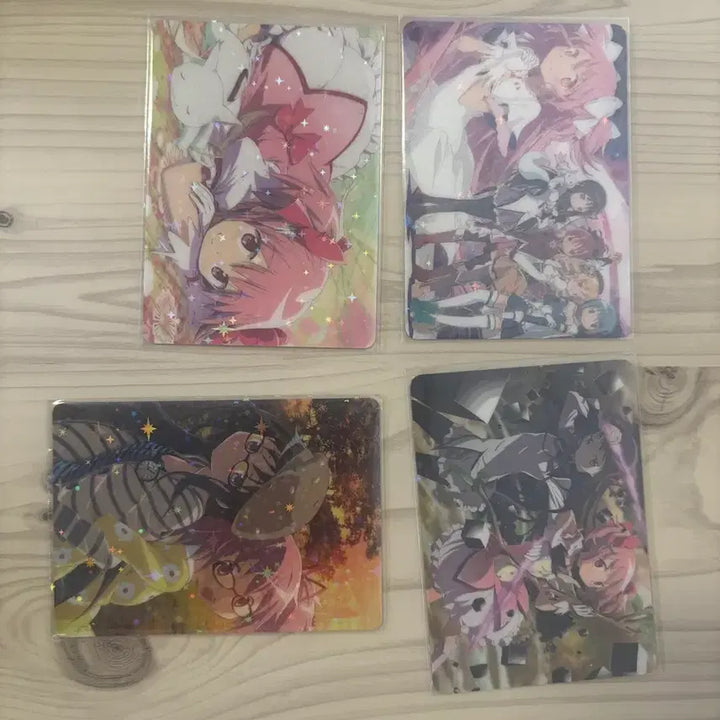 [BUNJANG] Madoka Magica Card Bundle Set 4 Types / [일괄] 마마마 카드 4종