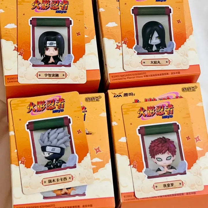 [BUNJANG] Naruto Vision Book Refrigerator Magnets Set (Itachi, Kakashi, Orochimaru, Gaara) / 4종세트) 나루토 비전서 냉장고 자석 이타치 카카시 오로치마루 가아라
