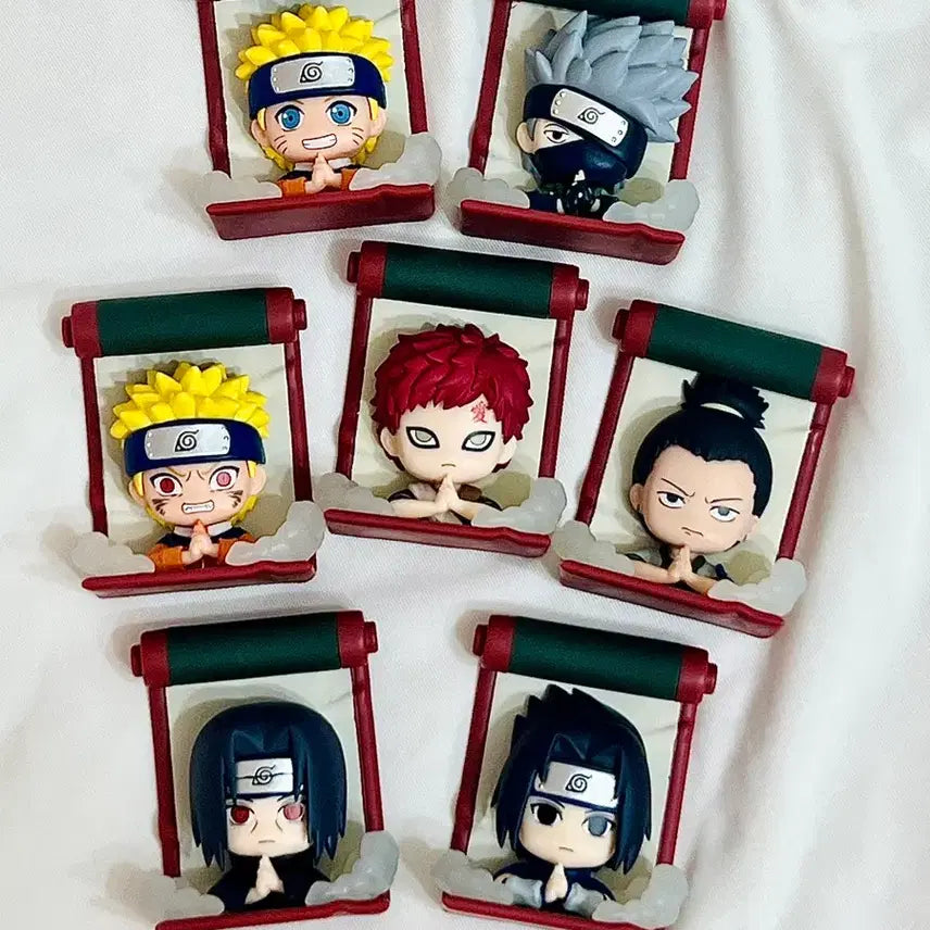 [BUNJANG] Naruto Vision Book Refrigerator Magnets Set (Itachi, Kakashi, Orochimaru, Gaara) / 4종세트) 나루토 비전서 냉장고 자석 이타치 카카시 오로치마루 가아라