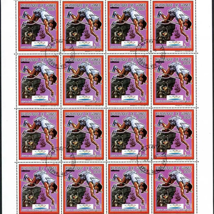 [BUNJANG] Guinea Barcelona Olympics 6종 Complete Sheet (Used 1992) / [BKstamp외국우표] 기니 바로셀로나올림픽 6종완 전지(1992년 사용제)