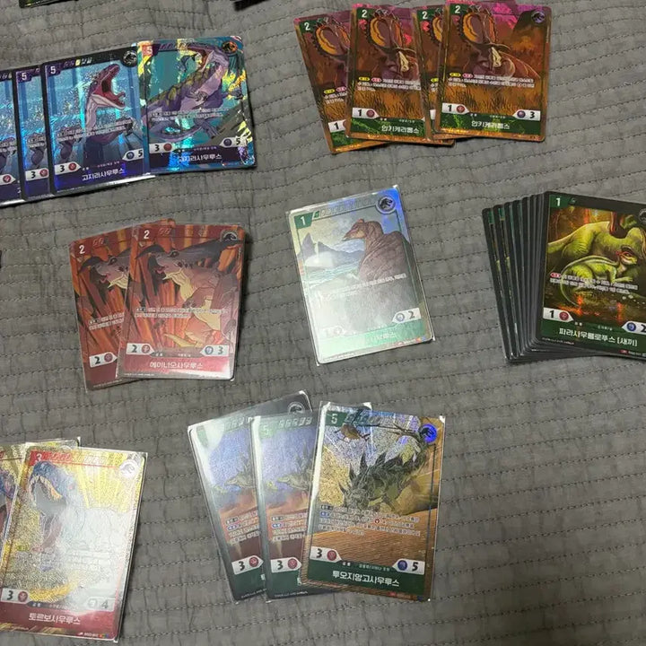 [BUNJANG] Jurassic Park TCG High Rare Bundle Set / 쥬라기공원 TCG  고레어 일괄 판매