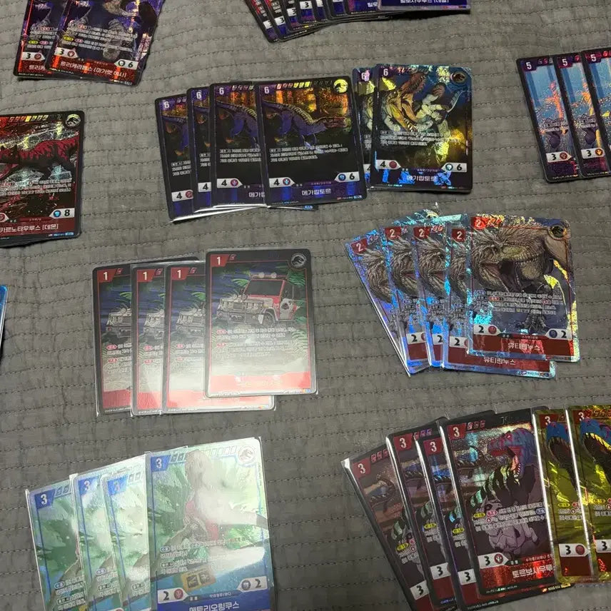 [BUNJANG] Jurassic Park TCG High Rare Bundle Set / 쥬라기공원 TCG  고레어 일괄 판매