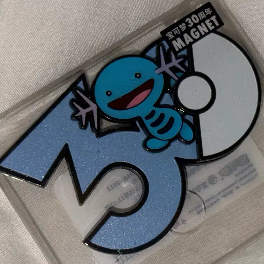 [BUNJANG] 30th Anniversary Logo Magnet / 우파 포켓몬 중포센 30주년 로고 마그넷