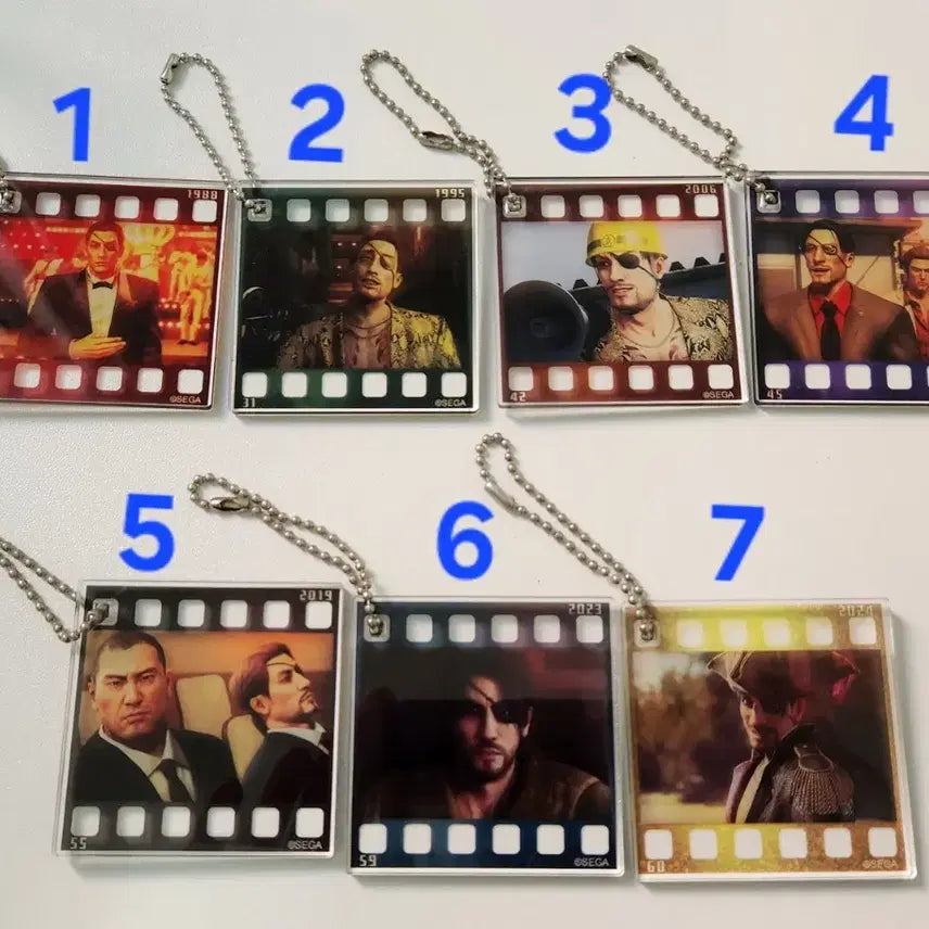 [BUNJANG] Yakuza Majima Acrylic Keyring / 용과같이 마지마 아크릴 키링