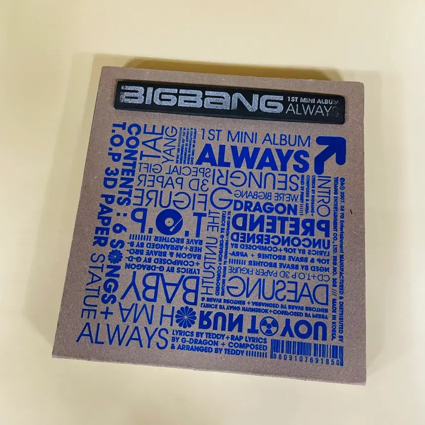 [BUNJANG] BIGBANG 1st Mini Album ALWAYS / [중고음반/CD] 빅뱅 BIGBANG 미니1집 EP - ALWAYS (하자확인필요)