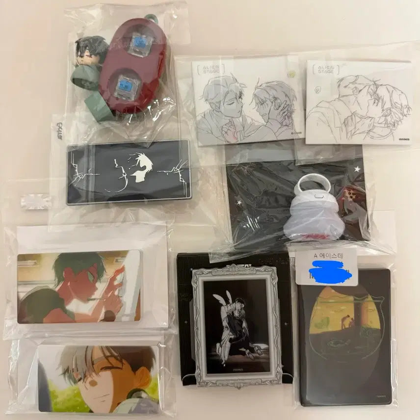 [BUNJANG] A-STAY Ivan Till Acrylic Block, Badge, Magnet, Keycap Bundle Set / 일괄) 에이스테 이반 틸 아크릴 블럭 뱃지 마그넷 키캡