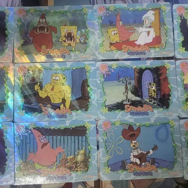 [BUNJANG] SpongeBob SquarePants Hologram Card Set / 스폰지밥 카드