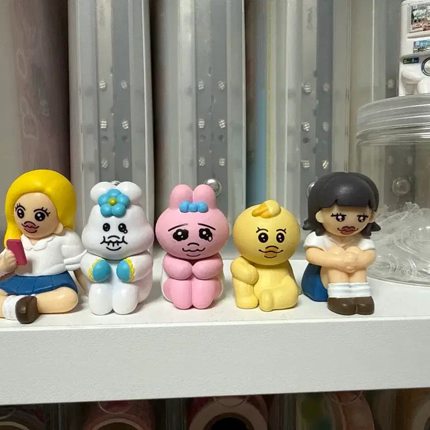[BUNJANG] Pantsu Rabbit MachiPoke Figure Set (5 Types) / 빤쮸토끼 마치보케 피규어 5종