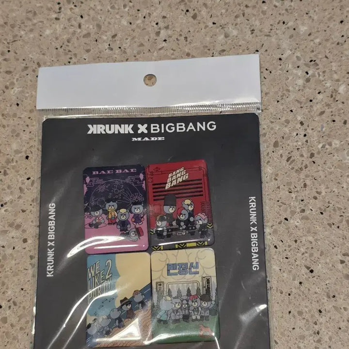[BUNJANG] BIGBANG 10th Anniversary KRUNK Collaboration Magnet Set / 빅뱅 10주년 기념 마그넷
