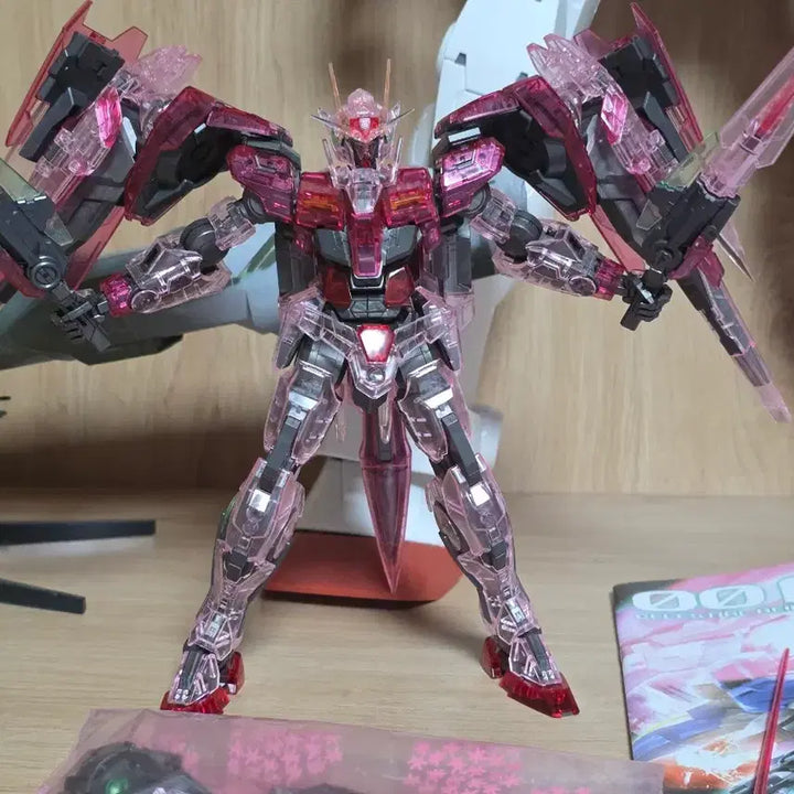 [BUNJANG] MG 00 Trans-Am Raiser Clear Ver. Unassembled Model Kit / MG더블오 트랜즈암 라이저 클리어 가조