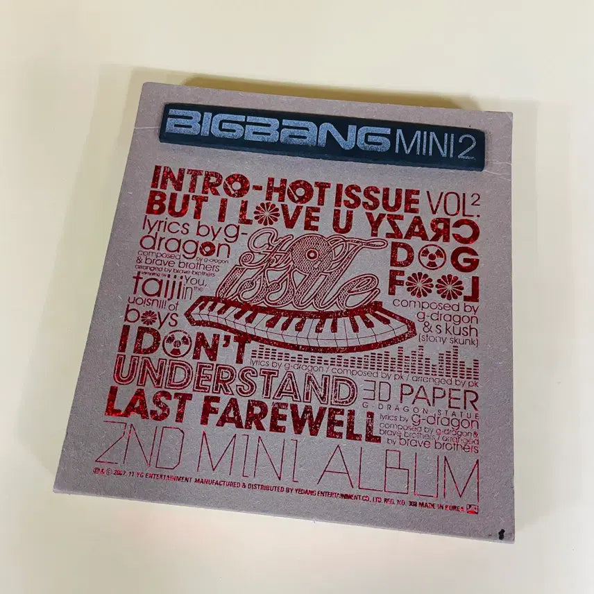 [BUNJANG] BIGBANG Hot Issue 2nd Mini Album CD / [중고음반/CD] 빅뱅 BIGBANG 미니2집 EP - HOT ISSUE