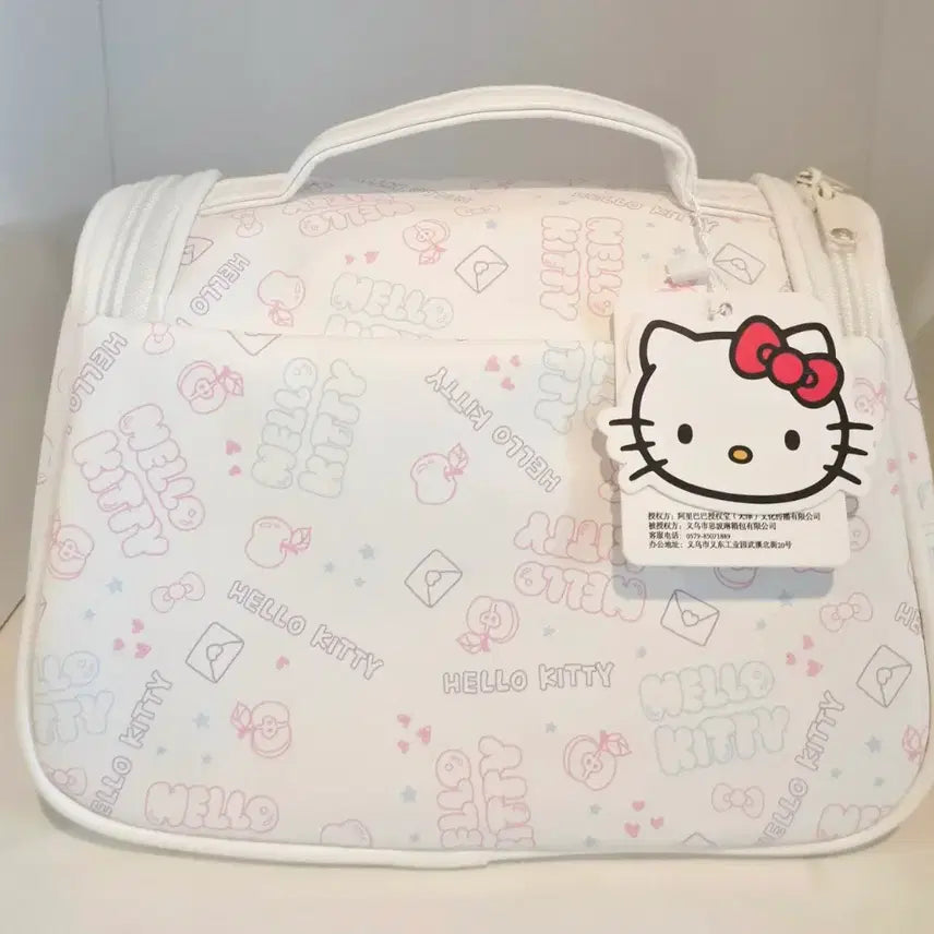 [BUNJANG] Hello Kitty Pouch White New / 헬로키티 파우치 화이트 새상품