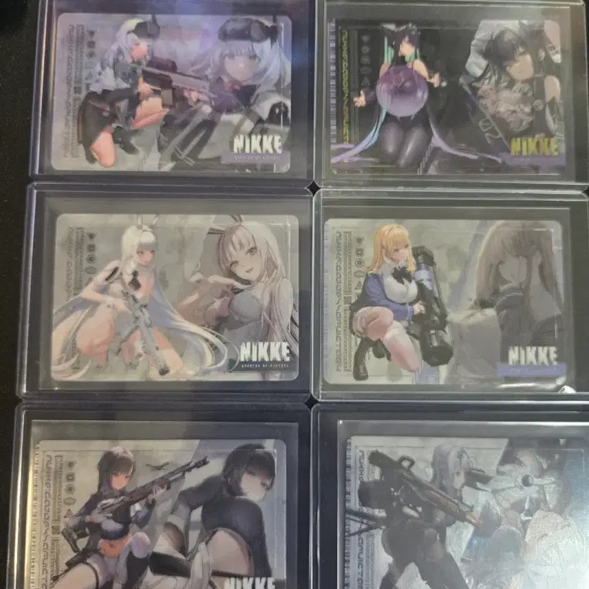 [BUNJANG] NIKI Metallic Card 6-Piece Set / 니케 메탈릭카드 6장 세트
