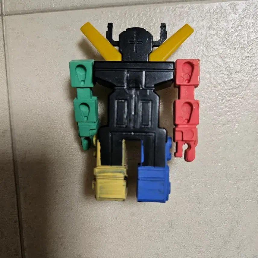 [BUNJANG] Custom Painted Voltron Black Lion Figure / 고전 볼트론_커스텀