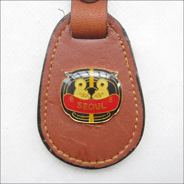 [BUNJANG] 1988 Seoul Olympics Tiger Leather Keychain / [키링, 열쇠고리] 88서울올림픽 호랑이 가죽 열쇠고리 (k256)