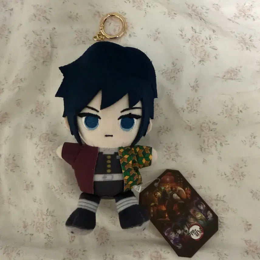 [BUNJANG] Demon Slayer Giyu Sitting Plush Charm / 새상품) 귀멸의칼날 기유 인형 키링 누이 싯팅 판매합니다