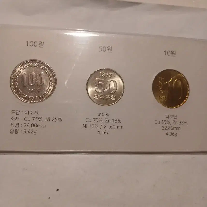 [BUNJANG] 1978 Coin Set / 1978년 주화세트