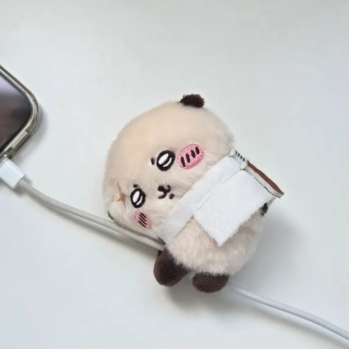 [BUNJANG] Chiikawa Usagi Clip Plush Mascot / 치이카와 먼작귀 클립 인형 가챠 우사기