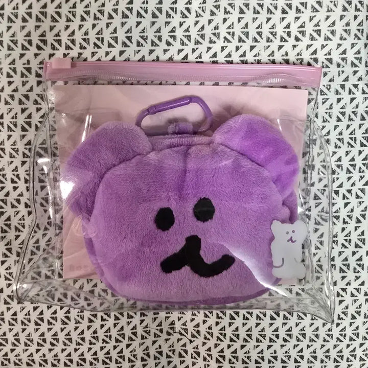 [BUNJANG] DinoTeng Bobo Face Doll Pouch / 다이노탱 보보 페이스 인형 파우치