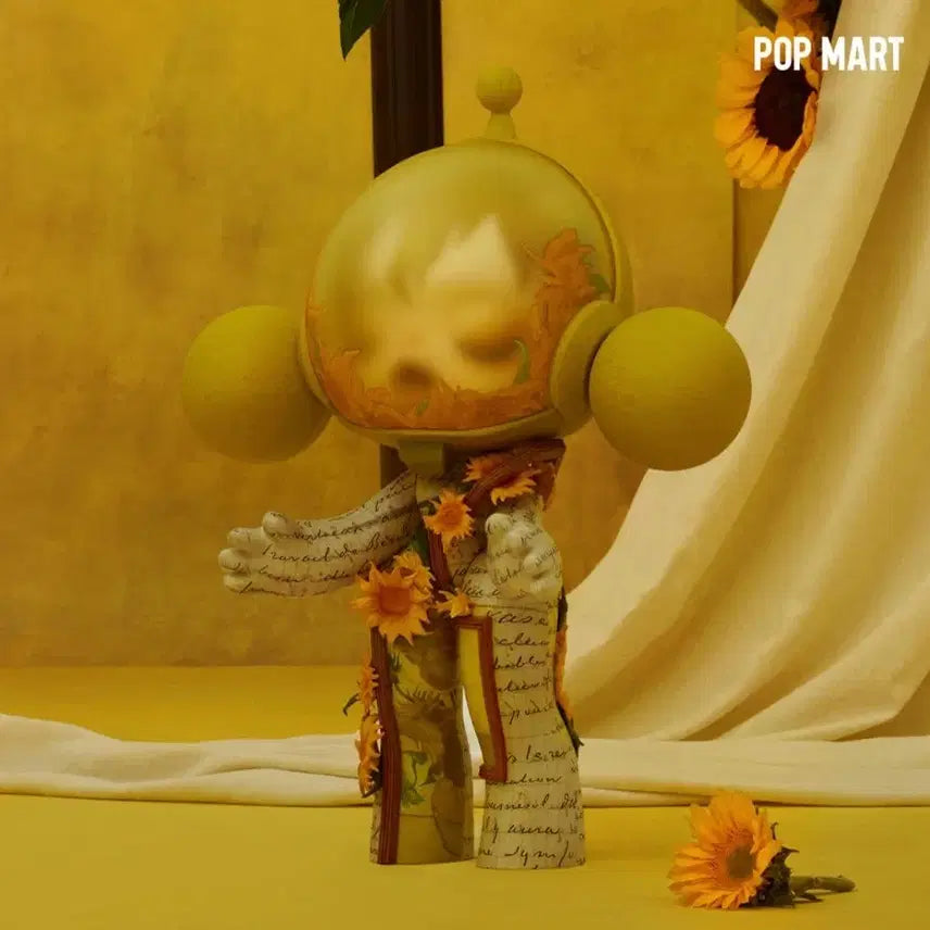 [BUNJANG] Pop Mart Mega Skullpanda Van Gogh Museum Sunflower 400% / 팝마트 메가 알파 스컬판다 반고흐 뮤지엄 해바라기 400%