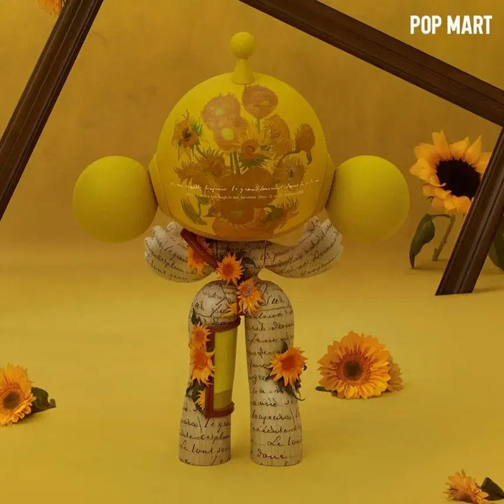 [BUNJANG] Pop Mart Mega Skullpanda Van Gogh Museum Sunflower 400% / 팝마트 메가 알파 스컬판다 반고흐 뮤지엄 해바라기 400%