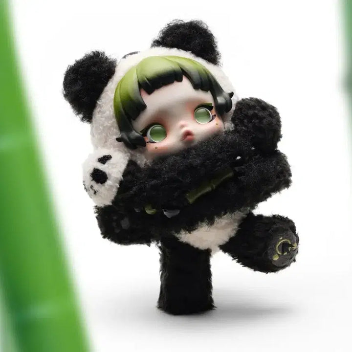 [BUNJANG] Pop Mart Skull Panda Leisure Panda Plush Keychain / 팝마트 스컬판다 여유로운 판다 인형 키링