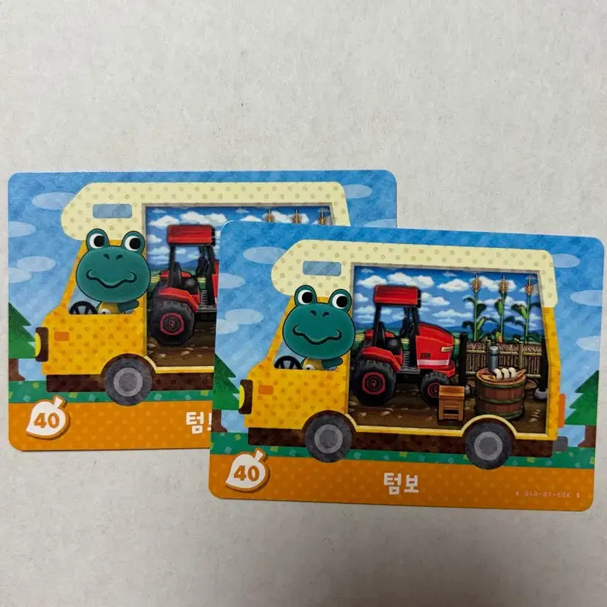 [BUNJANG] Nintendo Animal Crossing Amiibo Card 40 / (정품)닌텐도 동물의숲 아미보 40 텀보