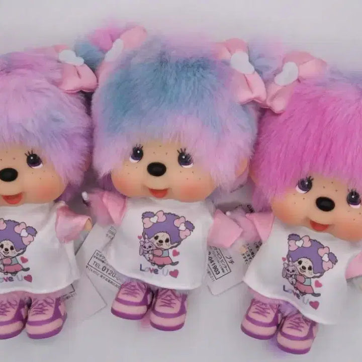 [BUNJANG] Monchhichi Amusement Park Big Head Doll / 홍콩 몬치치 놀이동산 빅헤드 여아 새상품