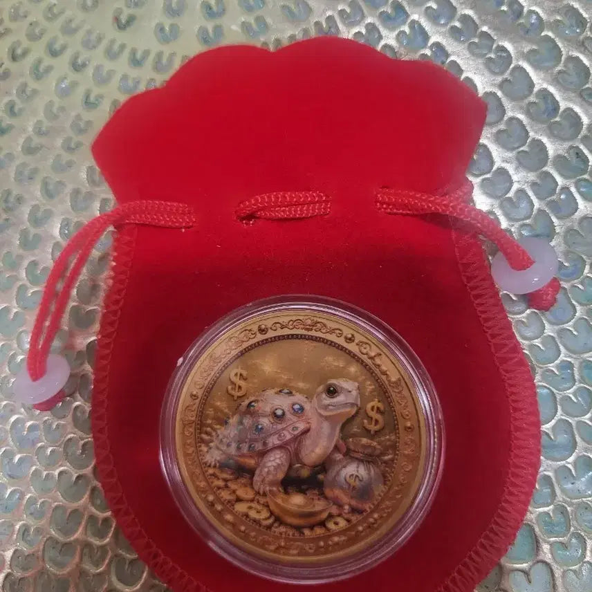 [BUNJANG] Golden Coin Turtle of Fortune / 복 거북이 황금 코인