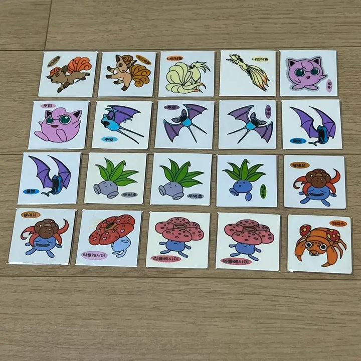 [BUNJANG] 1999 Pokemon Unsealed Sticker (Old Version) / 99년(구버전) 포켓몬(안뗀씰)