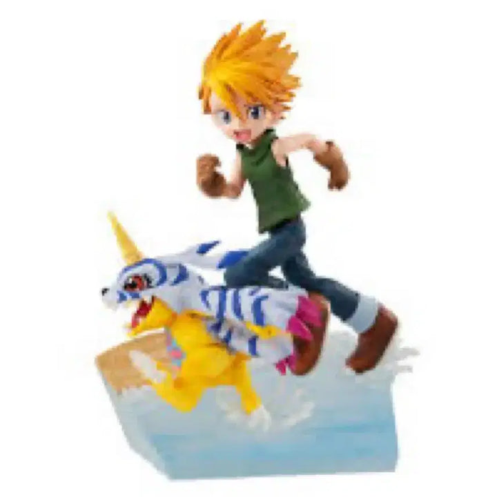 [BUNJANG] Gem Digimon Adventure Matt &amp; Gabumon Figure (Sealed) / [미개봉] gem 매튜&amp;파피몬