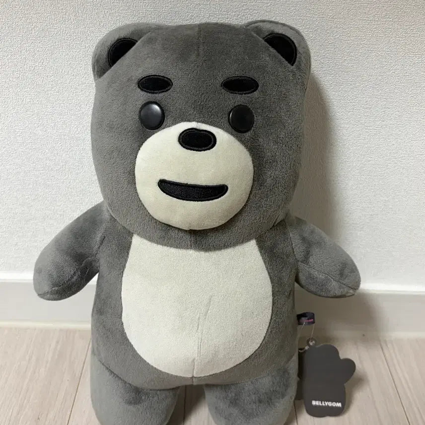 [BUNJANG] Bellygom Black Plush Toy / 블랙 벨리곰 곰인형