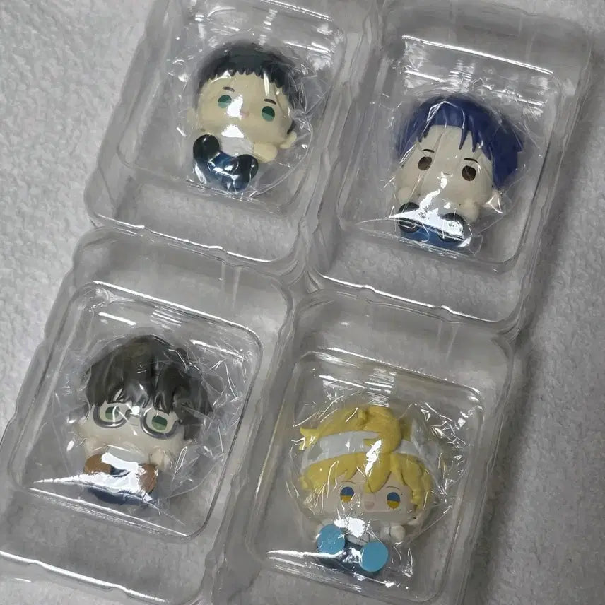 [BUNJANG] Sparkles "Bboshiraegi" Figure Bundle Set - Baek Youngwoon, Joo Hyuk, Park Byul, Heo Jinwoo / 4개일괄) 스파클즈 뽀시래기 피규어 굿즈 백영운 주혁 박별 허진우