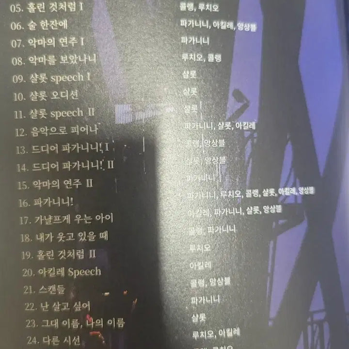 [BUNJANG] Musical Paganini 2024 OST / 뮤지컬 파가니니 2024 OST