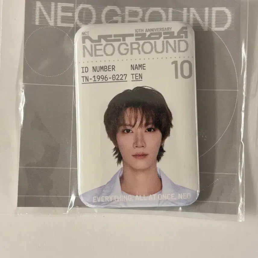 [BUNJANG] NCT 10th Anniversary Ten Metal Badge / 엔시티 10주년 텐 메탈뱃지