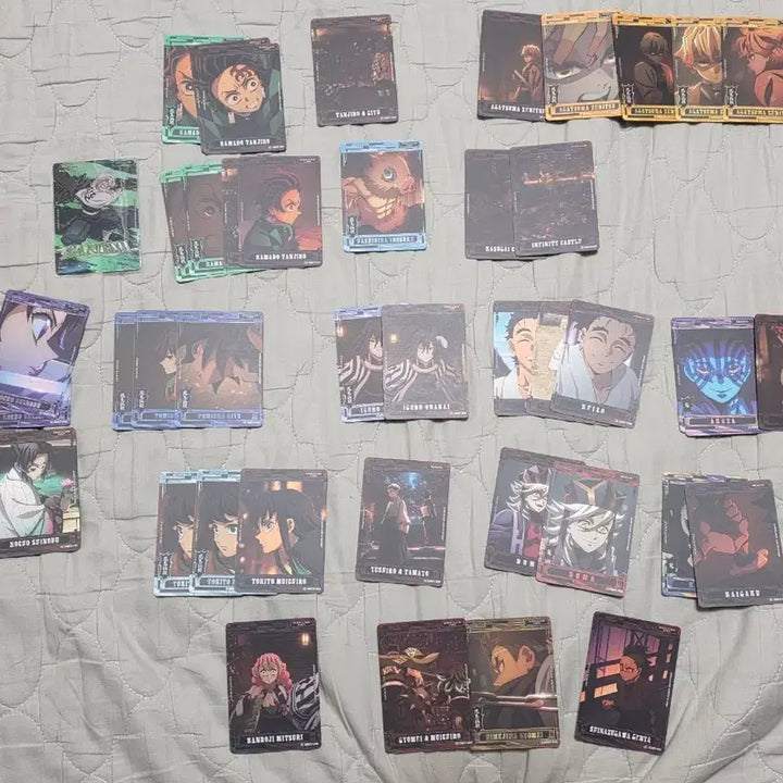 [BUNJANG] Demon Slayer: Mugen Train Arc Card Bundle (Includes Sanemi SR) / 귀멸의 칼날 무한성편 카드 일괄 (사네미 SR포함) 맵니버스