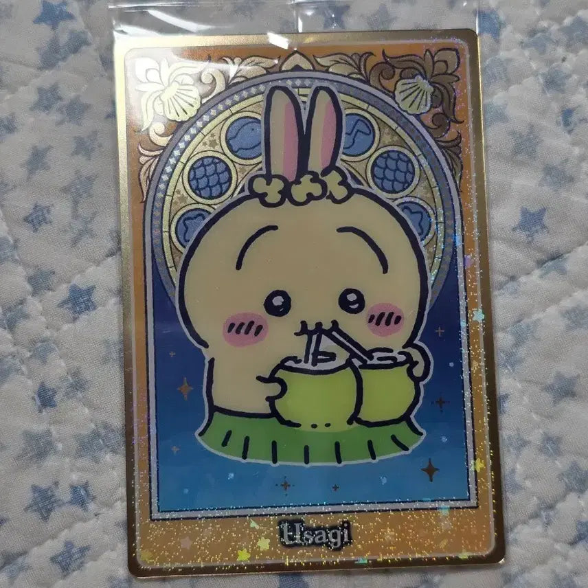 [BUNJANG] Mermaid Island Wafer Usagi Card / 인어섬 웨하스 우사기 카드