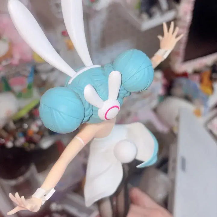 [BUNJANG] Hatsune Miku Bunny Figure White Ver. / 하츠네 미쿠 바니 피규어 화이트 ver