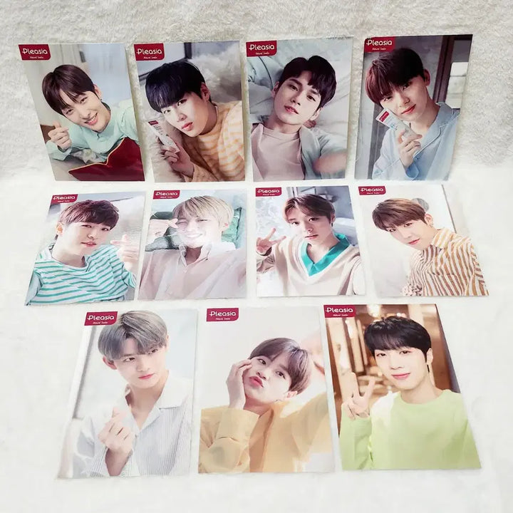 [BUNJANG] Wanna One Plesia Toothpaste Postcard Set - Park Ji Hoon, Lee Dae Hwi, Hwang Min Hyun, Park Woo Jin, Ong Seong Wu, Yoon Ji Sung, Bae Jin Young, Kim Jae Hwan, Kang Daniel / 워너원 플레시아 치약 엽서 사진 박지훈 이대휘 황민현 박우진 옹성우 윤지성 배진영 김재환 강다니엘
