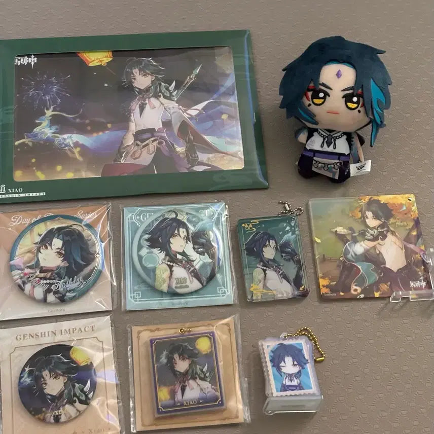 [BUNJANG] Genshin Impact Xiao Merchandise Bundle Set / 원신 소 공식굿즈 일괄