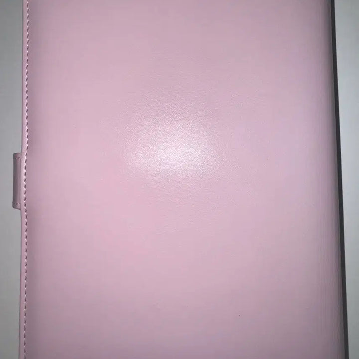 [BUNJANG] Macaron 6-Hole Binder Pink A5 with 10 Double-Sided Sleeves / 마카롱 6공 핑크 바인더 A5 양면속지 10장포함
