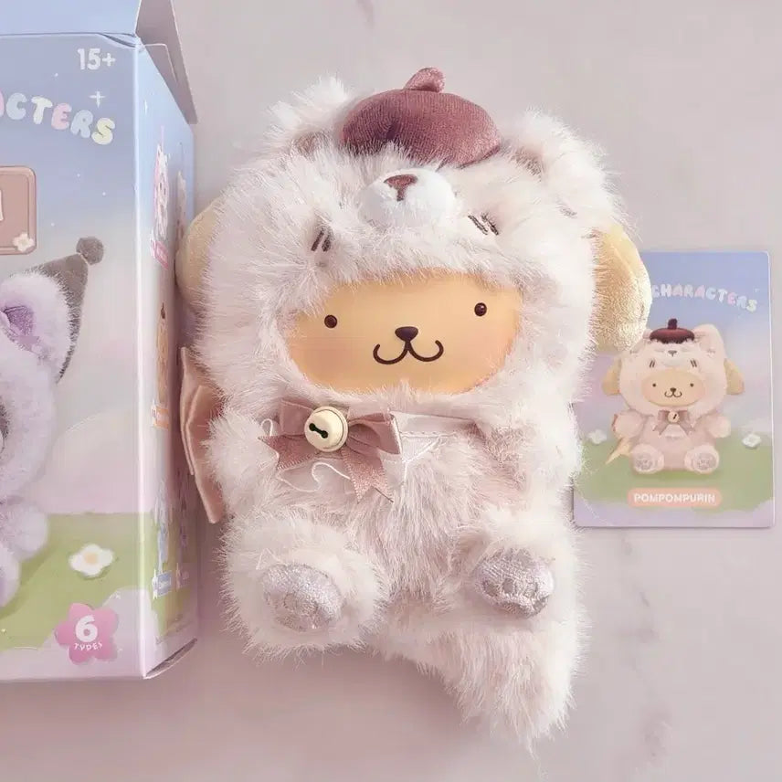 [BUNJANG] Sanrio Pompompurin Plush Doll / 미니소 산리오 폭스 아일랜드 폼폼푸린 인형