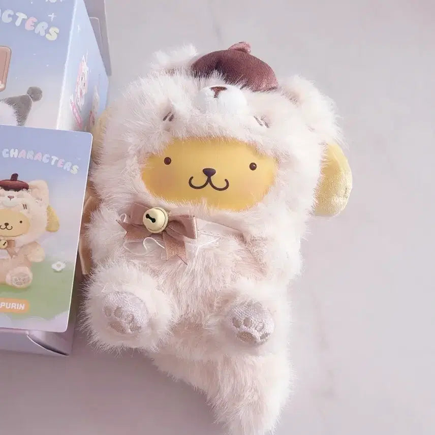 [BUNJANG] Sanrio Pompompurin Plush Doll / 미니소 산리오 폭스 아일랜드 폼폼푸린 인형
