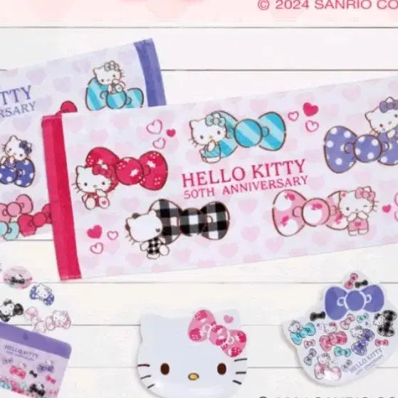 [BUNJANG] Hello Kitty Face Towel Red / 헬로키티 페이스 타월 레드