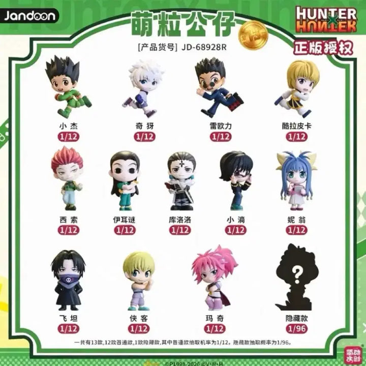 [BUNJANG] Hunter x Hunter Chrollo Big Scarab &amp; Mini Scarab Set Figure / (정품 최저가 세트 일괄) 헌터헌터 클로로 빅쌀알+미니쌀알 세트 일상 미니 러닝 피규어