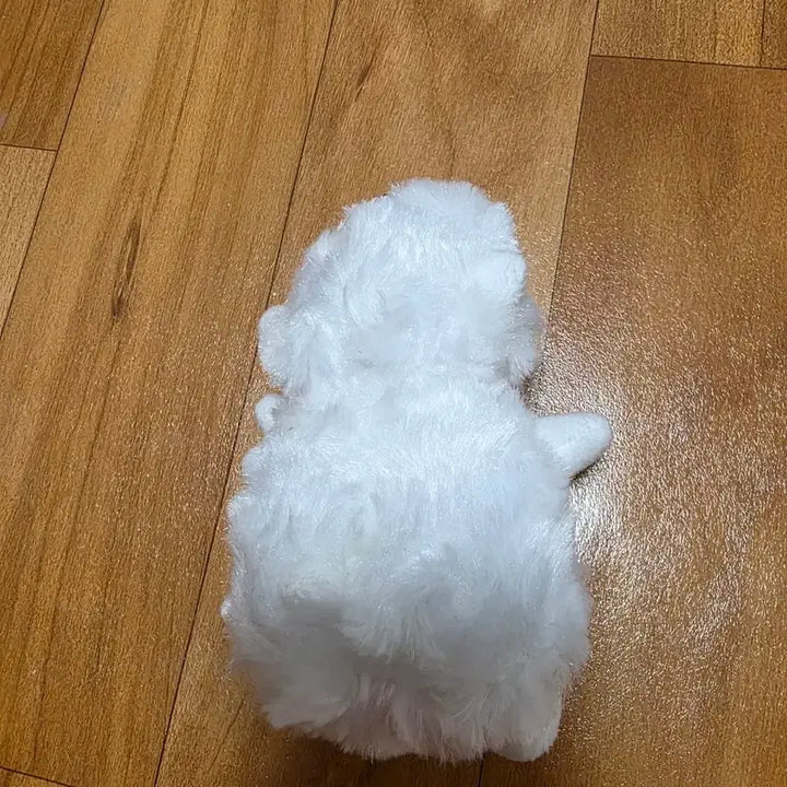 [BUNJANG] White Cat Character Plush Keychain / 흰색 고양이 캐릭터 봉제인형 키링