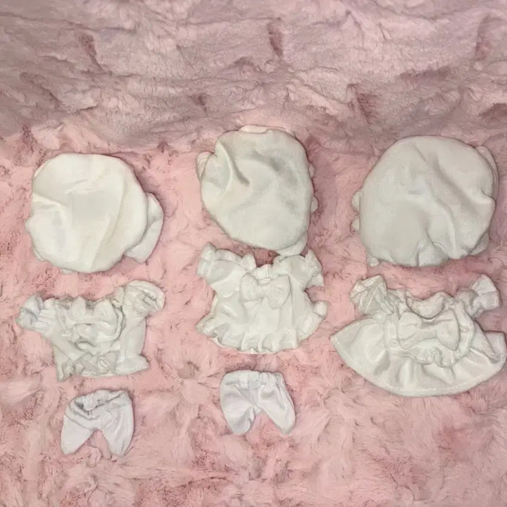 [BUNJANG] 10cm Doll Clothes Victorian Nightgown Set / 10cm 솜인형 인형옷 빅토리안 나이트 가운 상단부 하단부 펌킨
