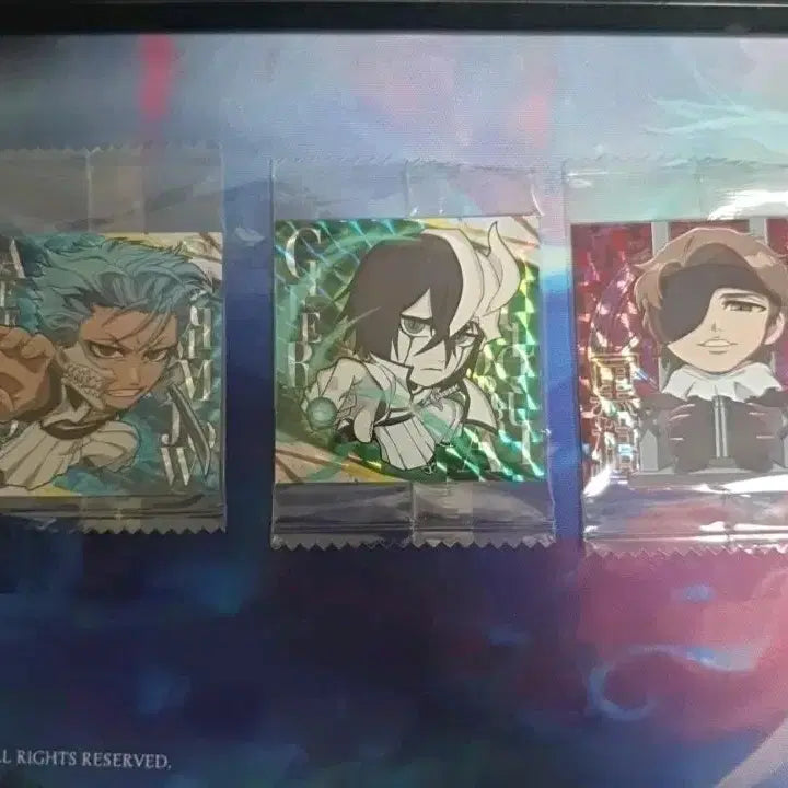[BUNJANG] Bleach Espada Wafer Seal 3 Types / 블리치 에스파다 웨하스씰 3종